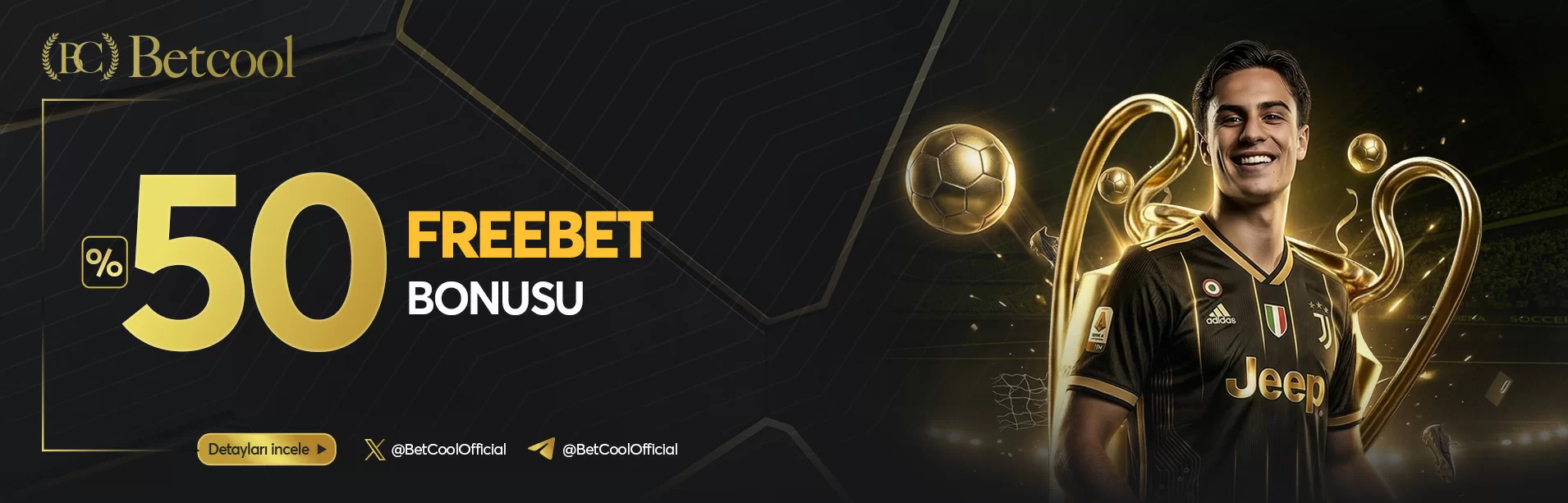 Betcool free bet bedava bahis kampanya görseli