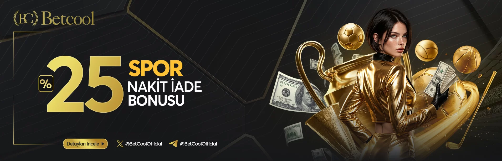 Betcool spor nakit iade kampanya görseli
